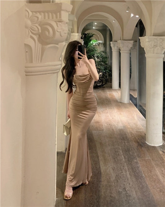 大公主约会 - 氛围感显瘦鱼尾连衣裙 Princess Date - Chic Atmosphere Mermaid Dress
