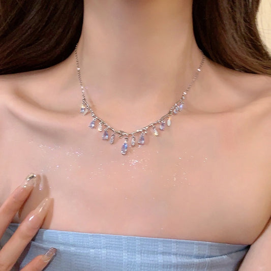水滴之梦 - 超仙水滴流苏吊坠项链 Dream of Dewdrops Necklace