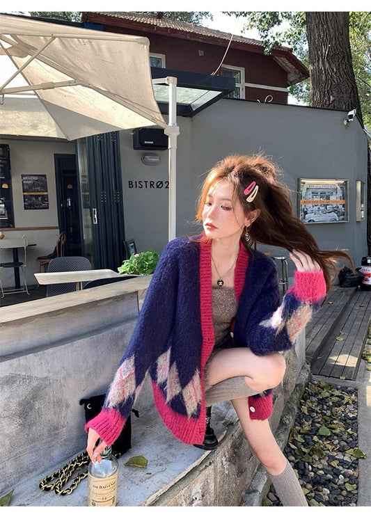 梦幻遗失园 - 秋季羊毛针织长袖外套/马甲/连衣裙 Autumn Wool Knit Long Sleeve Cardigan/Vest/Dress