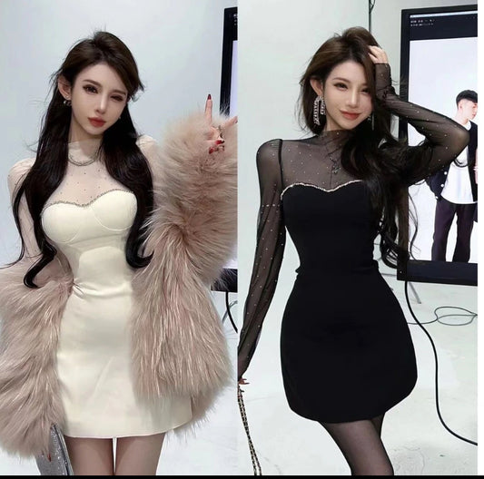 天菜纯欲 时尚御姐辣妹千金连衣裙 Fashionable Royal Sister Spicy Girl Heiress Dress