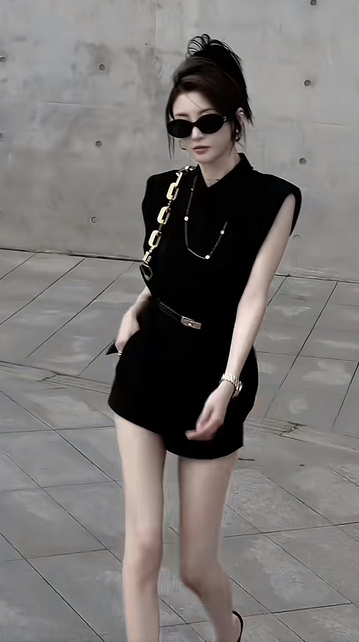 假日情书 气质洋气显瘦短袖衬衫/短裤 Chic Slimming Short-Sleeve Shirt/Shorts