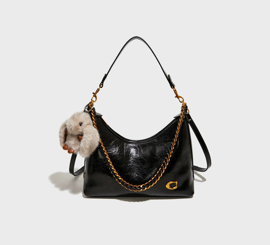 C-Embellished Shoulder Bag