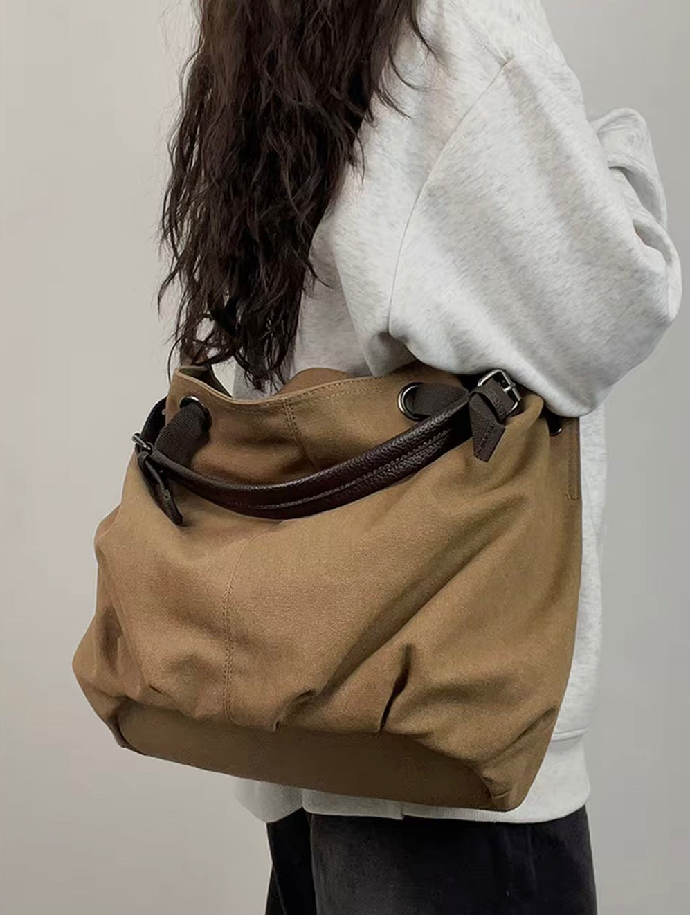 Oversize Vibe Your Essential Large Capacity Canvas Tote