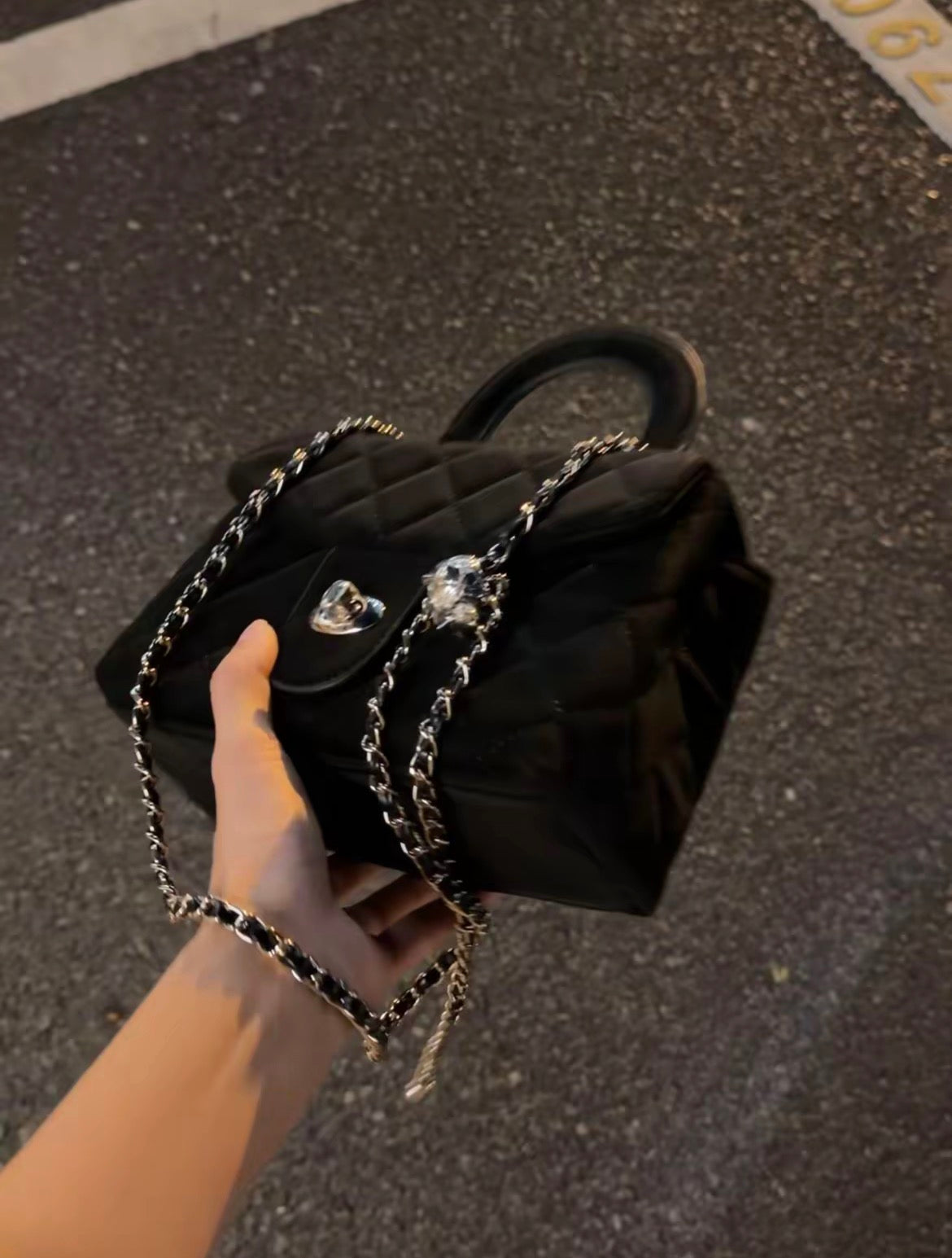 Premium No5 Adjustable Strap Crossbody Handbag