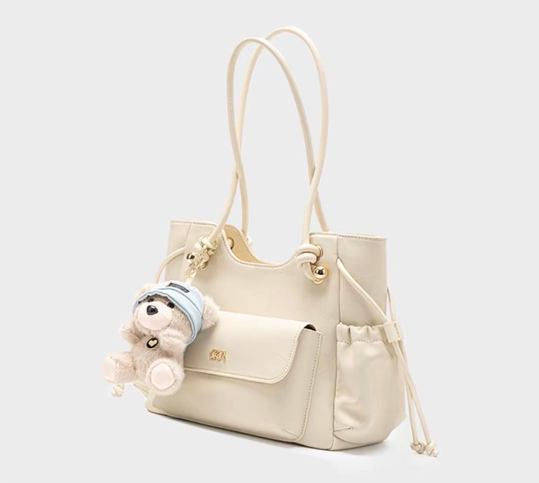 Cloud Milky White Youth Luxury Commuter Tote Bag – PINGOFASHION