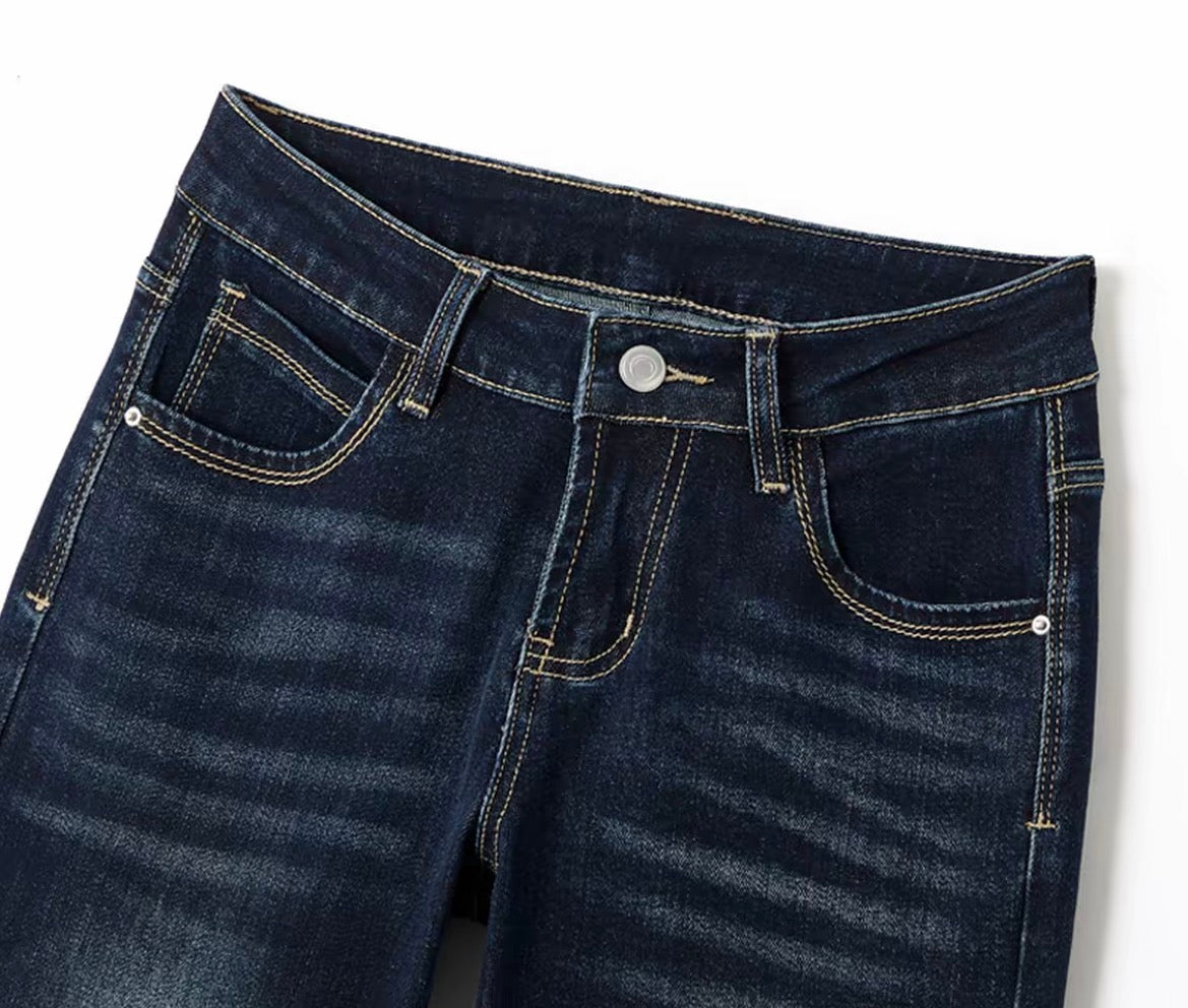 蓝调年代 美式浅蓝微喇牛仔裤 Blue Era American Loght Blue Flared Jeans