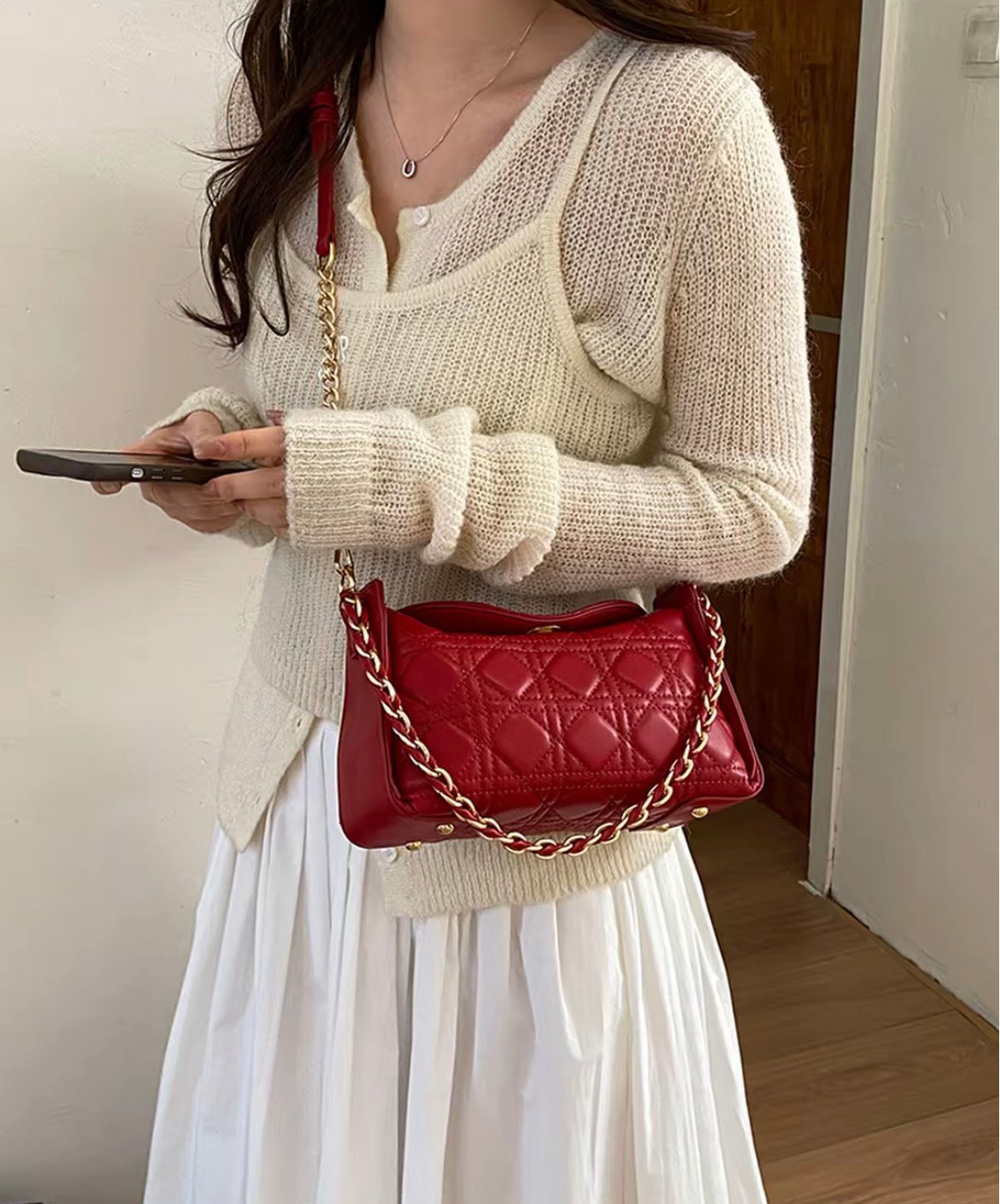 Chantelle Quilted Chain Bag
