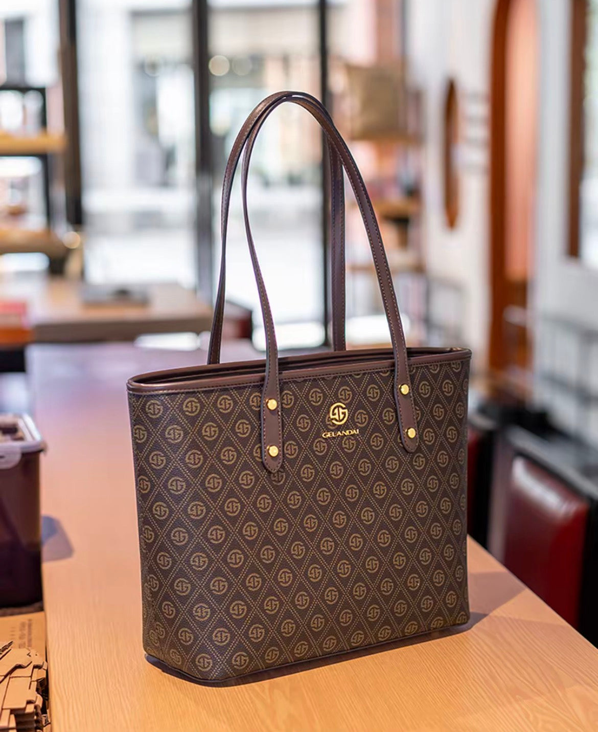 Gelanda All-match Printed Large Tote Bag