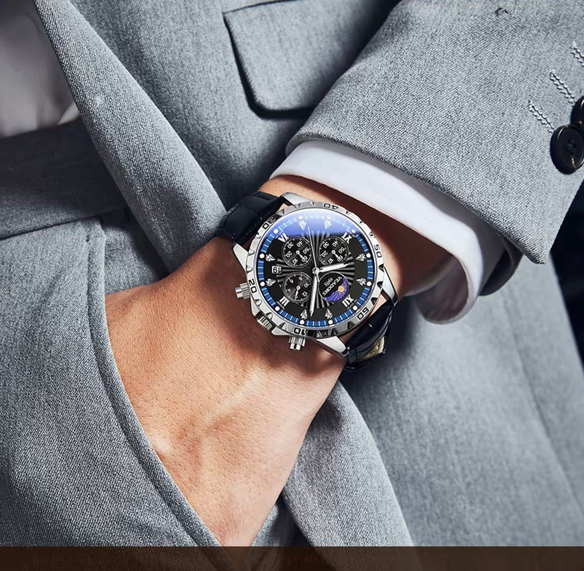 ChronoVow HexaDial Multi-Function Men’s Watch