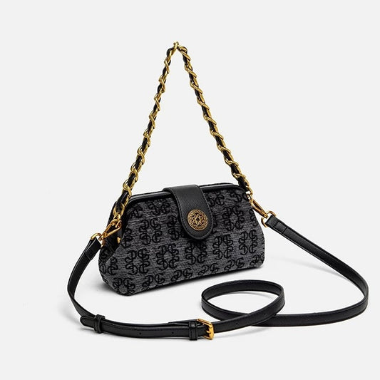 Heritage Grace Timeless Chain Shoulder Bag - Brown