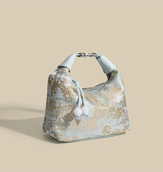 Oriental Muse Artisan Stitch Hobo HandBag