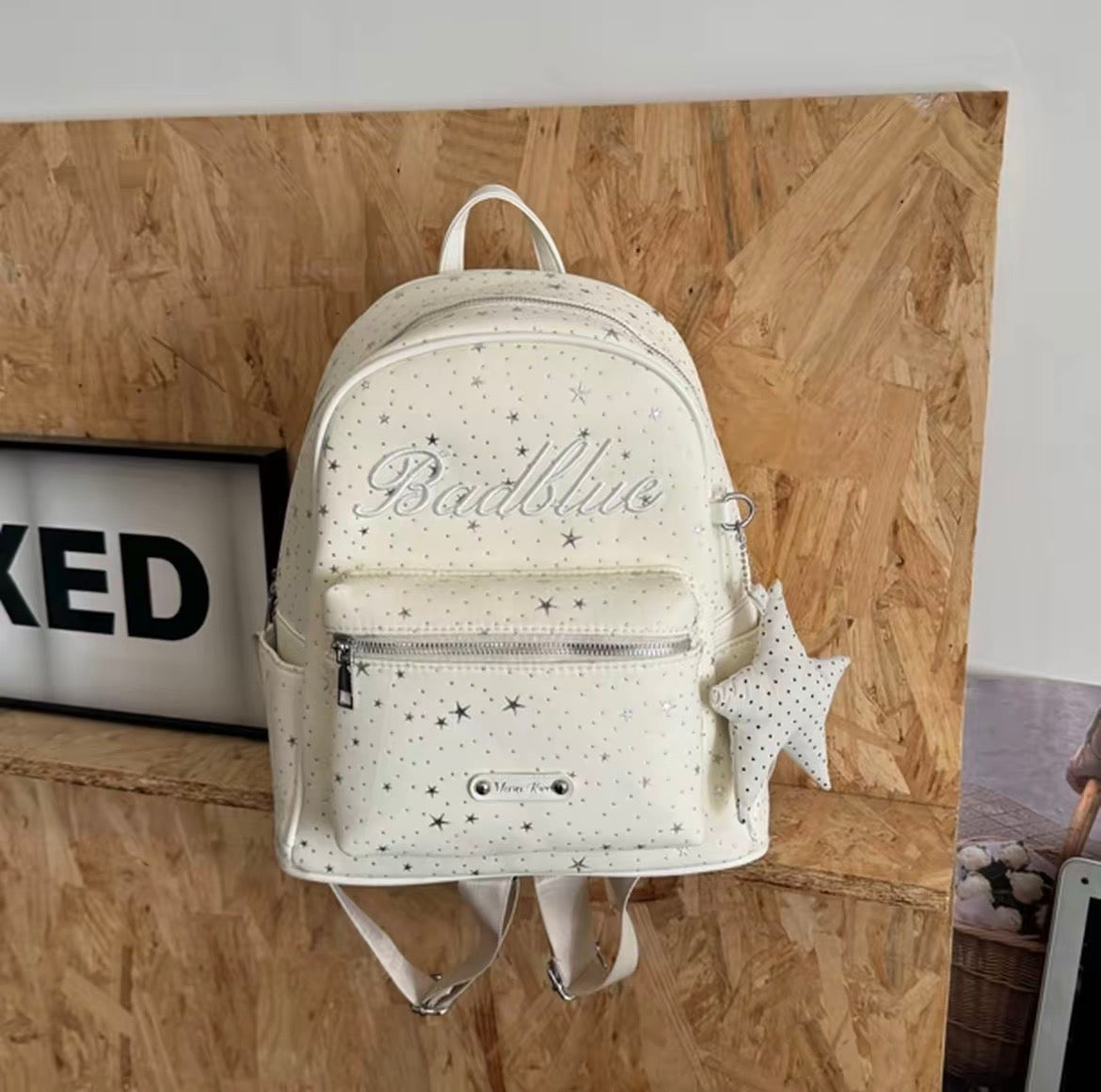 Korean-inspired star design backpack