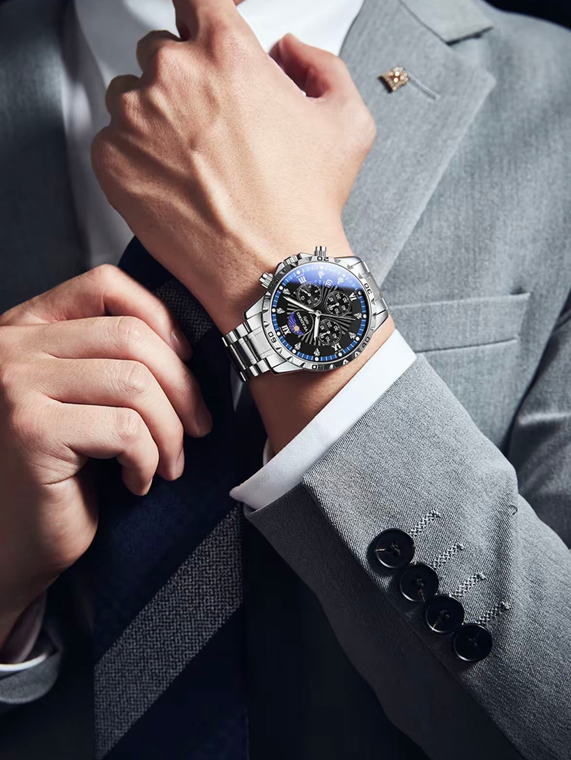 ChronoVow HexaDial Multi-Function Men’s Watch