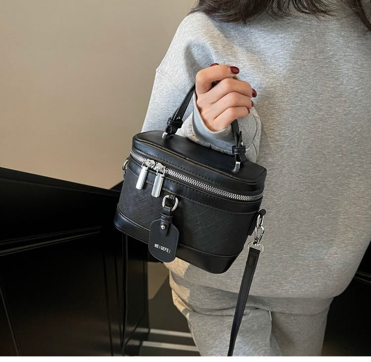 Top-handle box - minimalist shoulder and crossbody bag