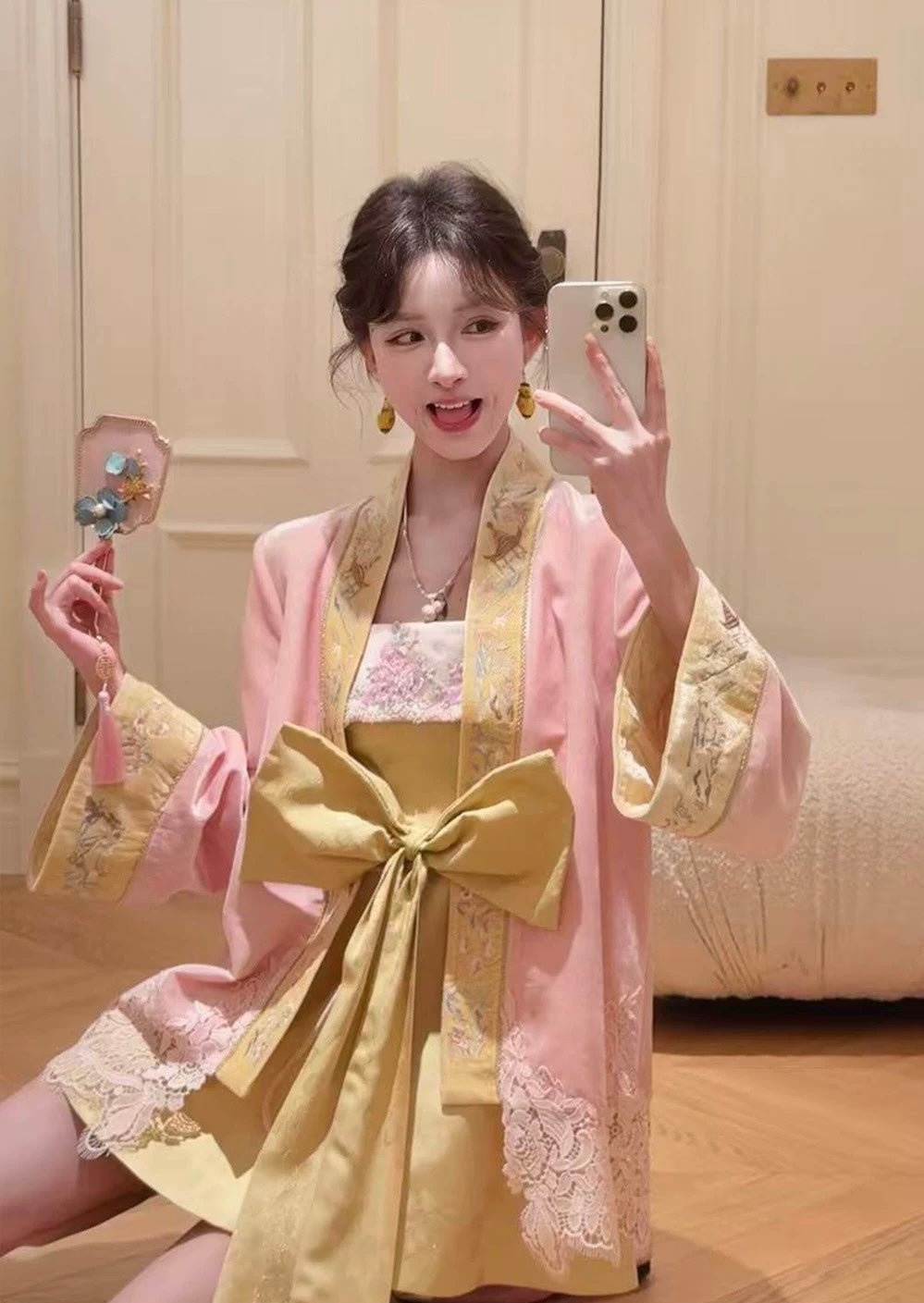 甜心茶会 新中式国风刺绣人丝外套 Sweetheart Tea Party New Chinese-Style Embroidered Viscose Jacket