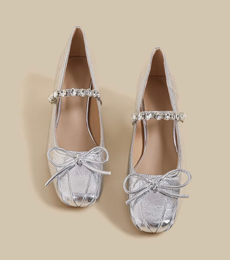 匠逅 法式芭蕾绝美粗跟女高跟鞋 Jianghou French-Style Ballet-Inspired Elegant Chunky-Heel Women’s Heels