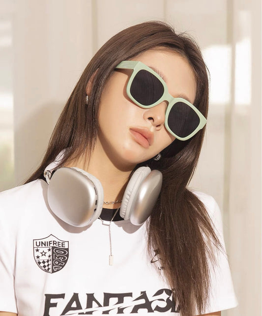瘦脸秘密🌟三色粗框墨镜 Face-Slimming Secret: Three-Color Chunky Frame Sunglasses