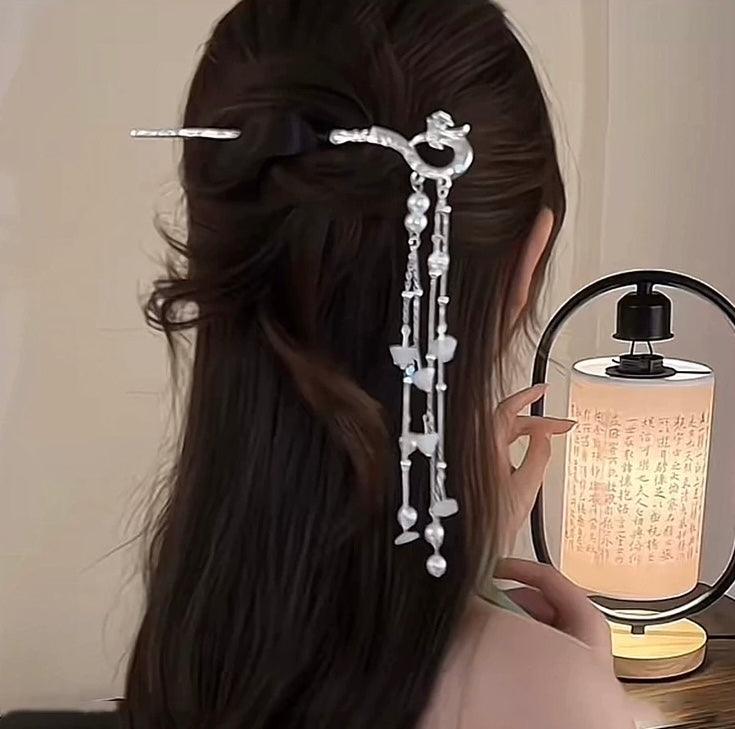 Last Kiss古风新中式步摇簪子旗袍发饰 Ancient Style Tassel Hairpin