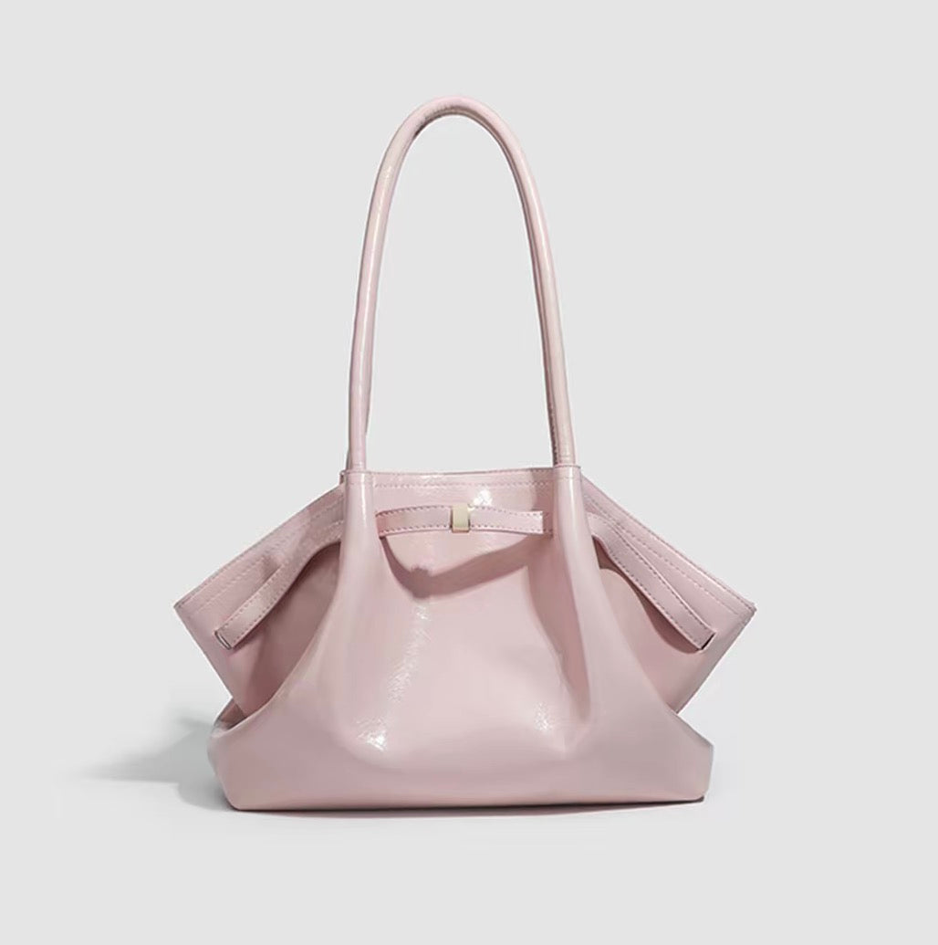 Soft Mist Pink Large Capacity Designer Tote Bag