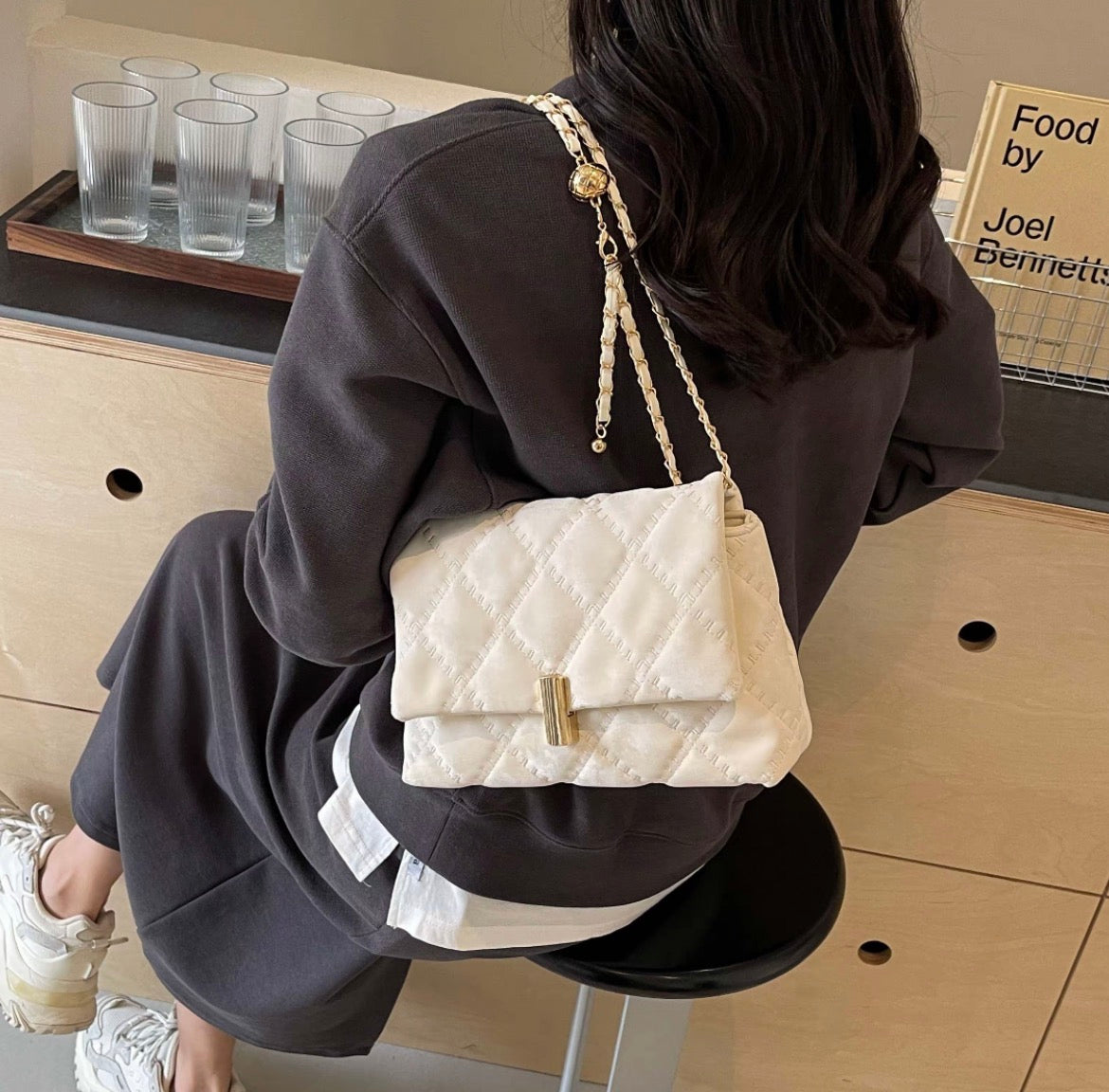 Miro Seoul Bar-Clasp Shoulder & Crossbody Bag