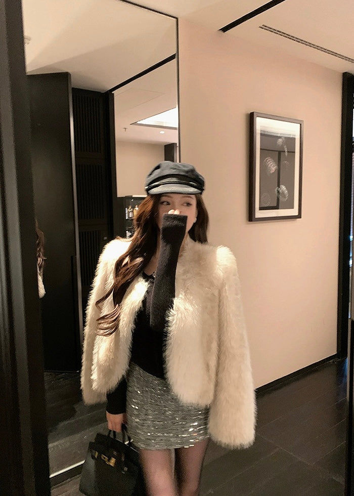 钓系美人 秋冬针织高级内搭打底衫上衣 Coquette-Style High-End Knitted Top for Autumn/Winter