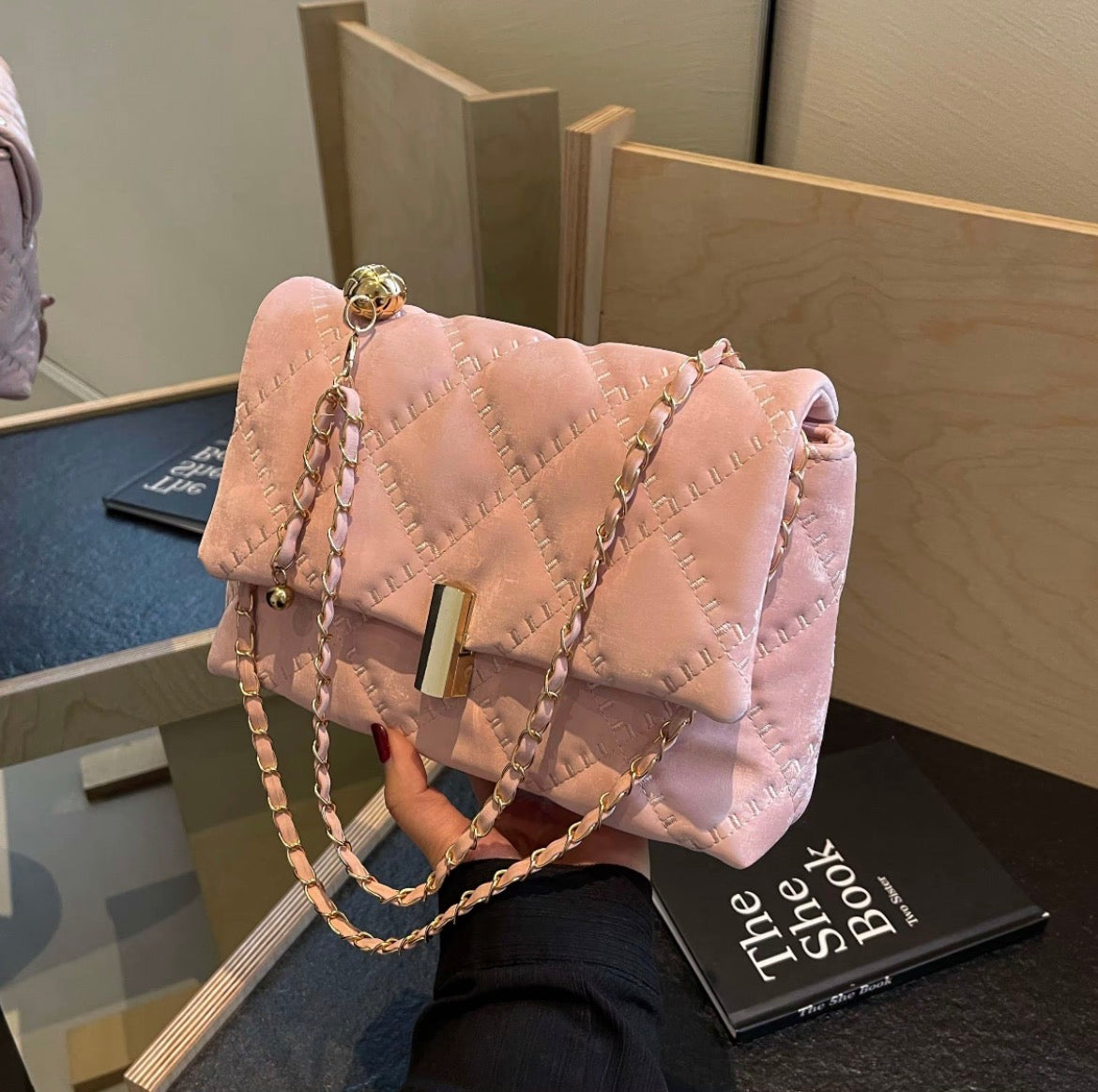 Miro Seoul Bar-Clasp Shoulder & Crossbody Bag