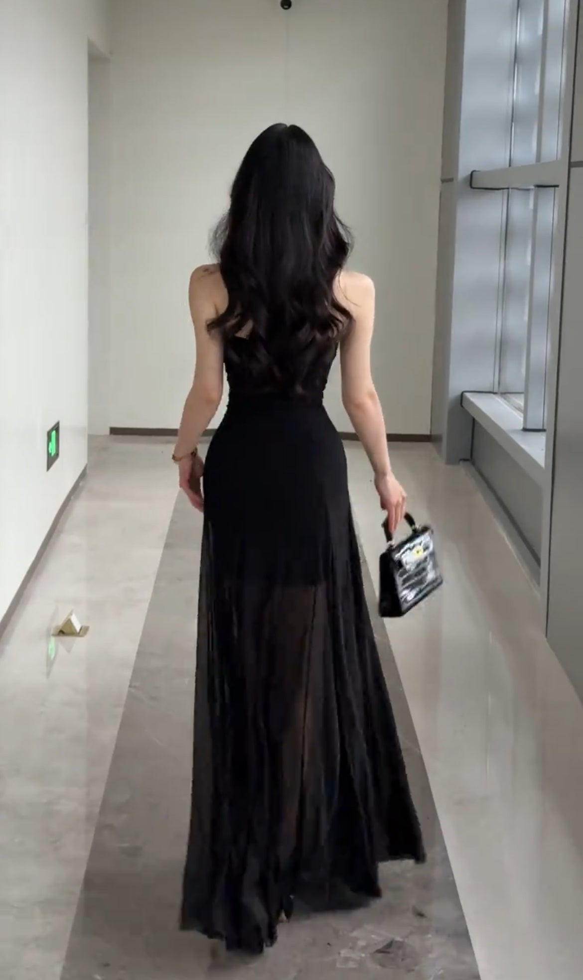 姐的主场 抹胸一字肩网纱性感连衣裙 Queen of the Night – Strapless Off-Shoulder Mesh Sexy Dress