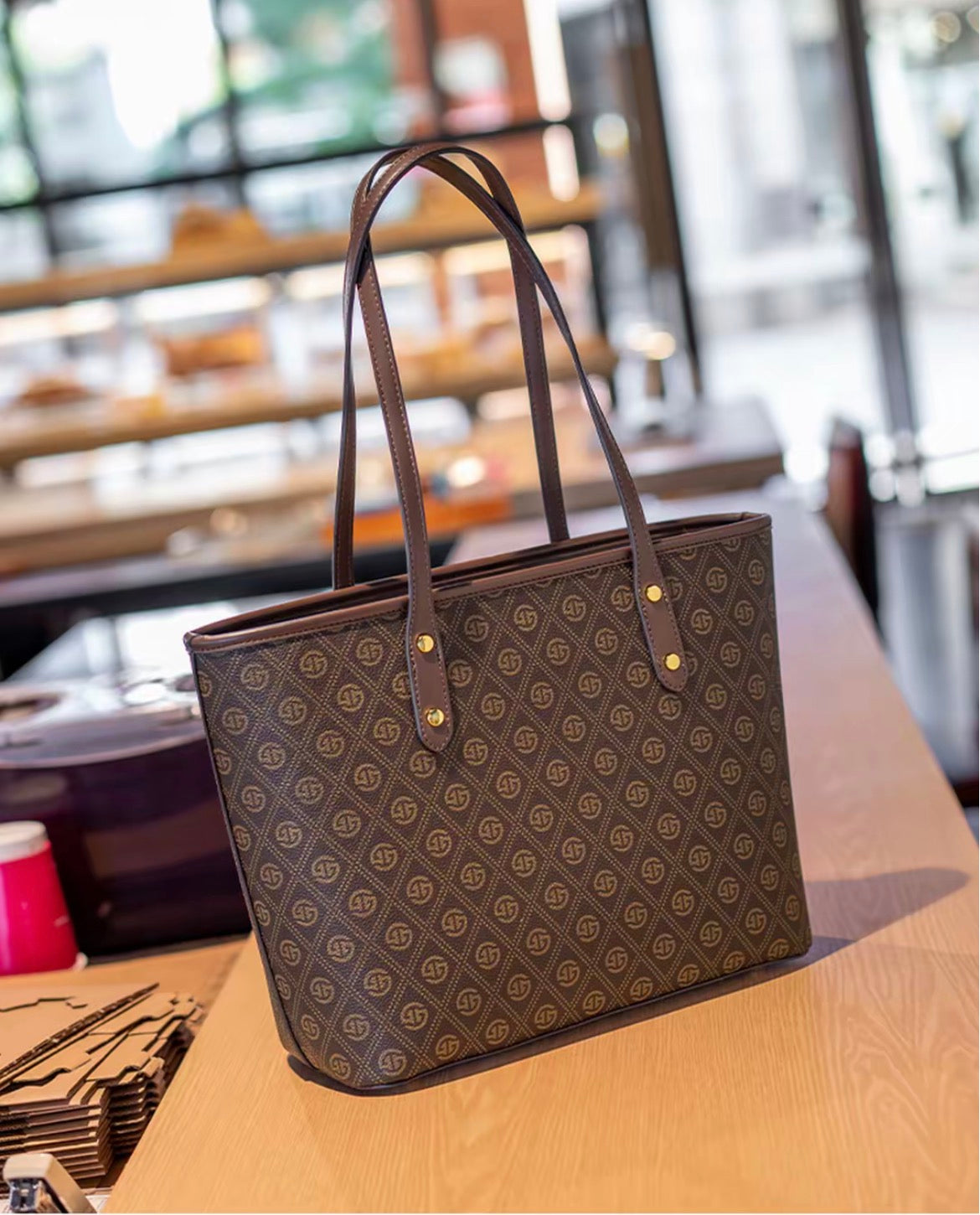 Gelanda All-match Printed Large Tote Bag