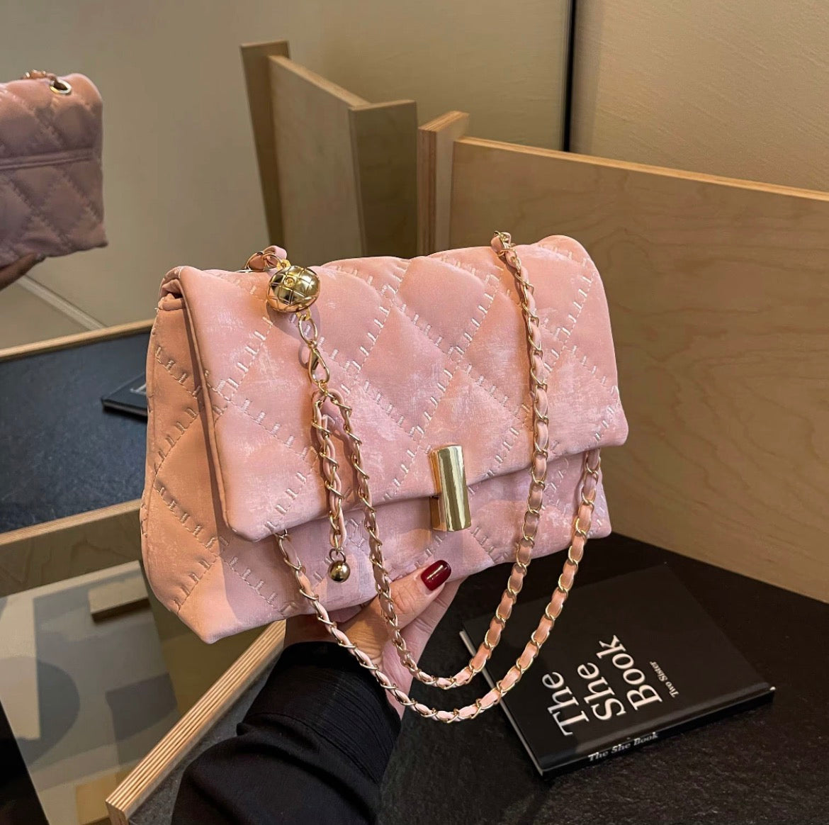 Miro Seoul Bar-Clasp Shoulder & Crossbody Bag
