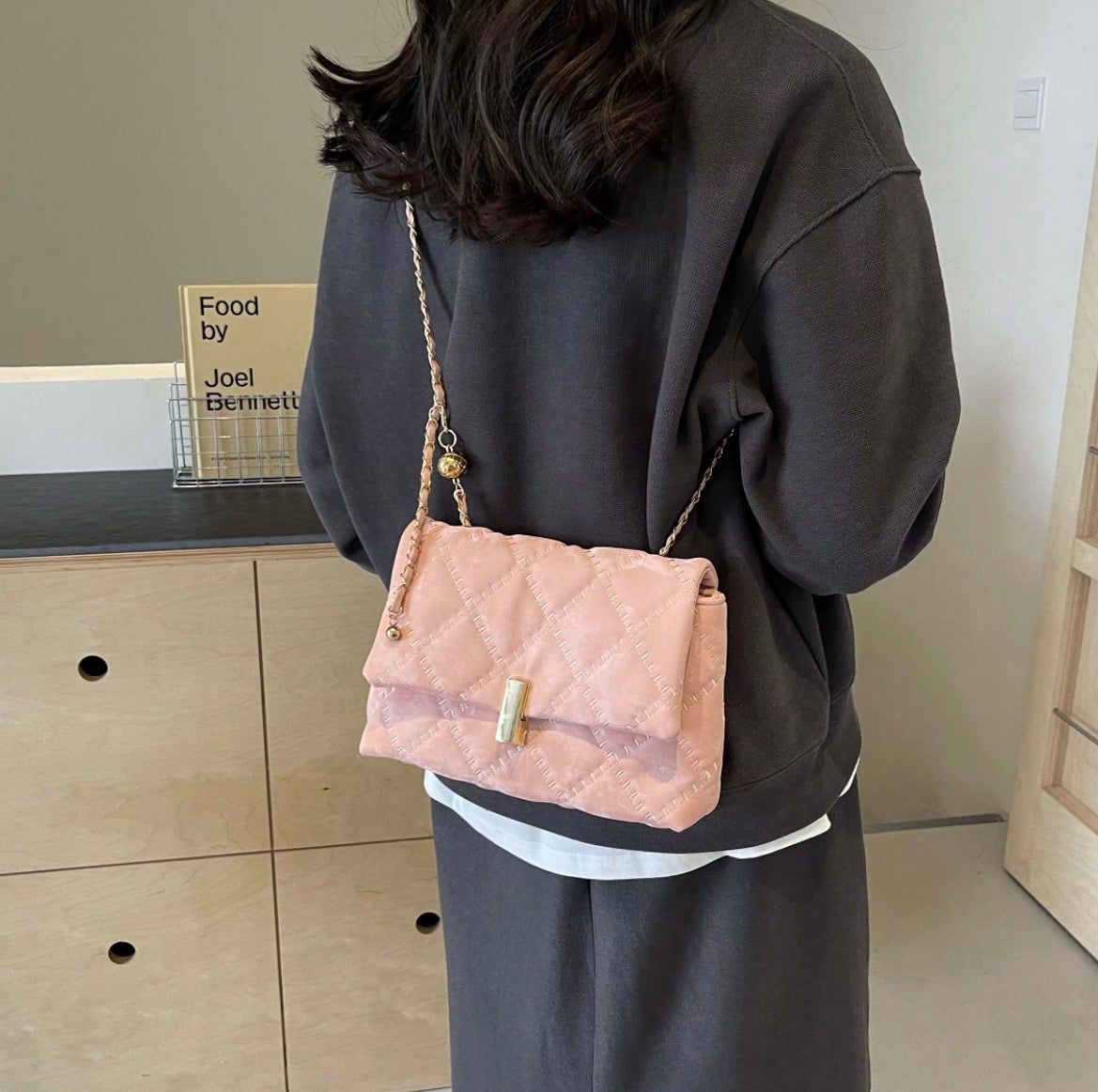 Miro Seoul Bar-Clasp Shoulder & Crossbody Bag