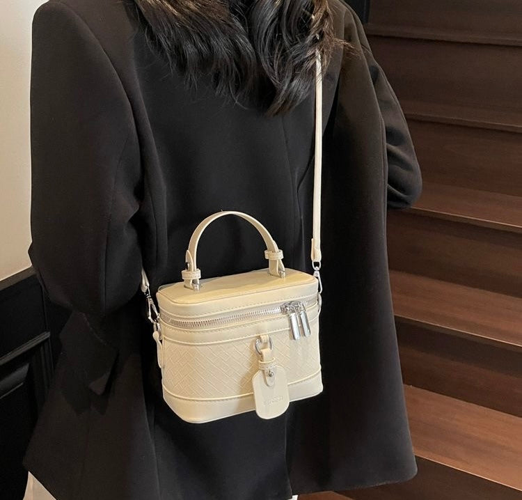 Top-handle box - minimalist shoulder and crossbody bag