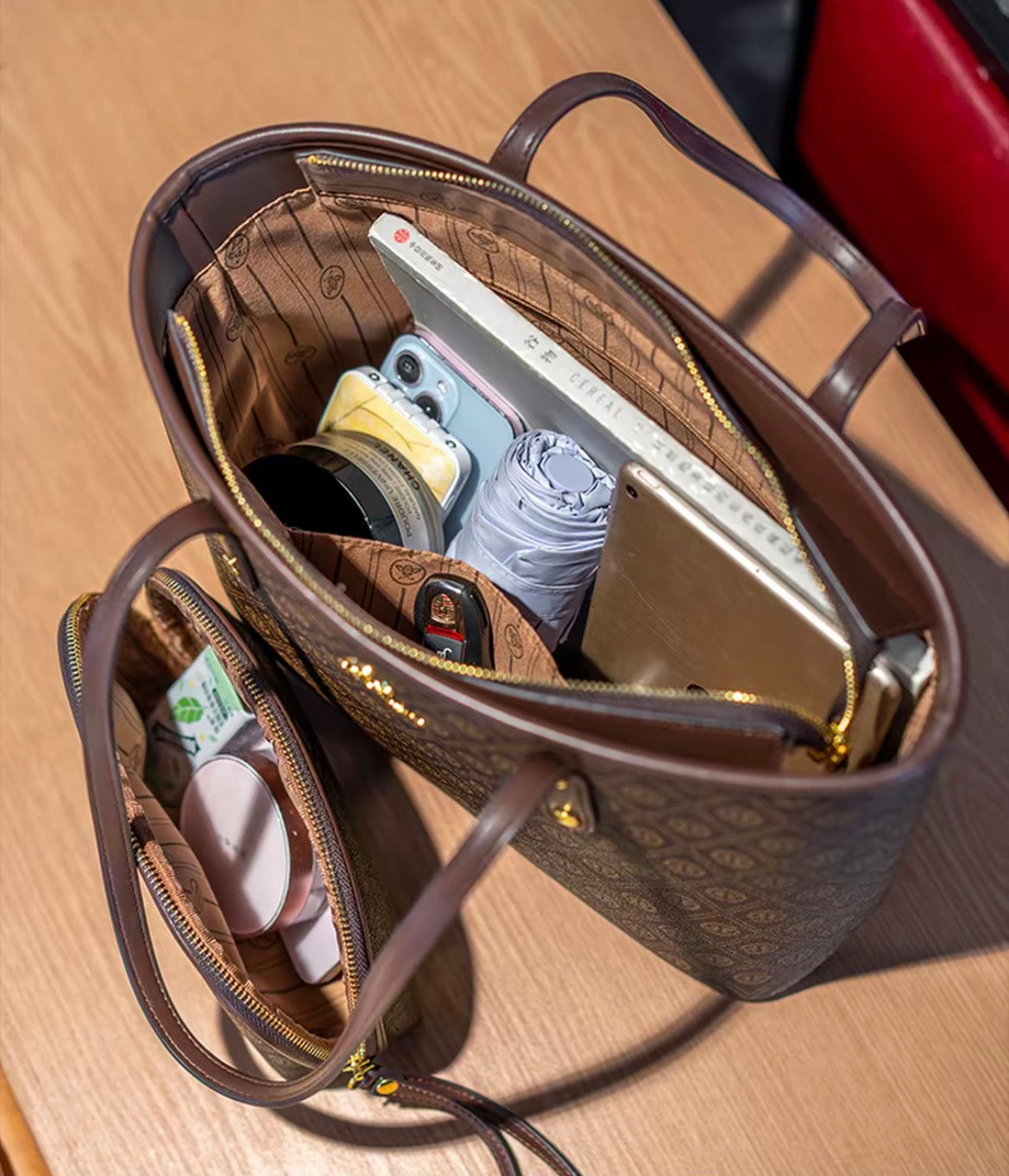 Gelanda All-match Printed Large Tote Bag