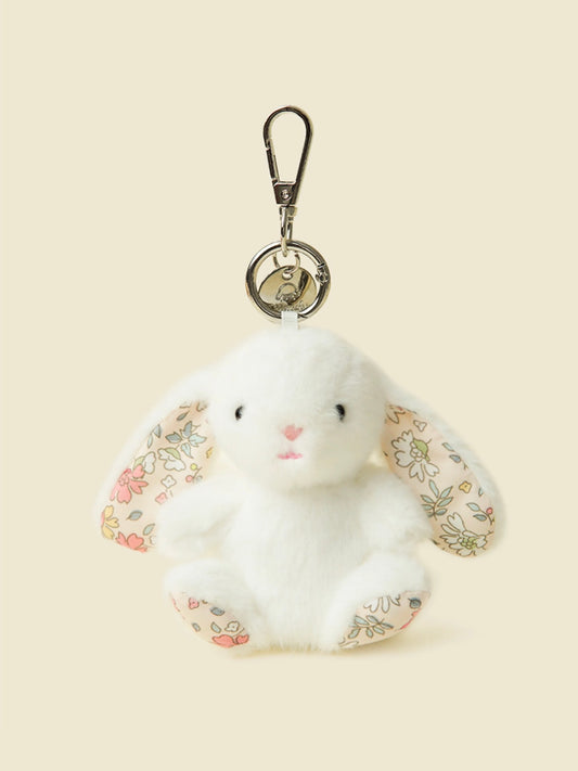 Soft-Touch Rabbit Bag Charm - Yellow