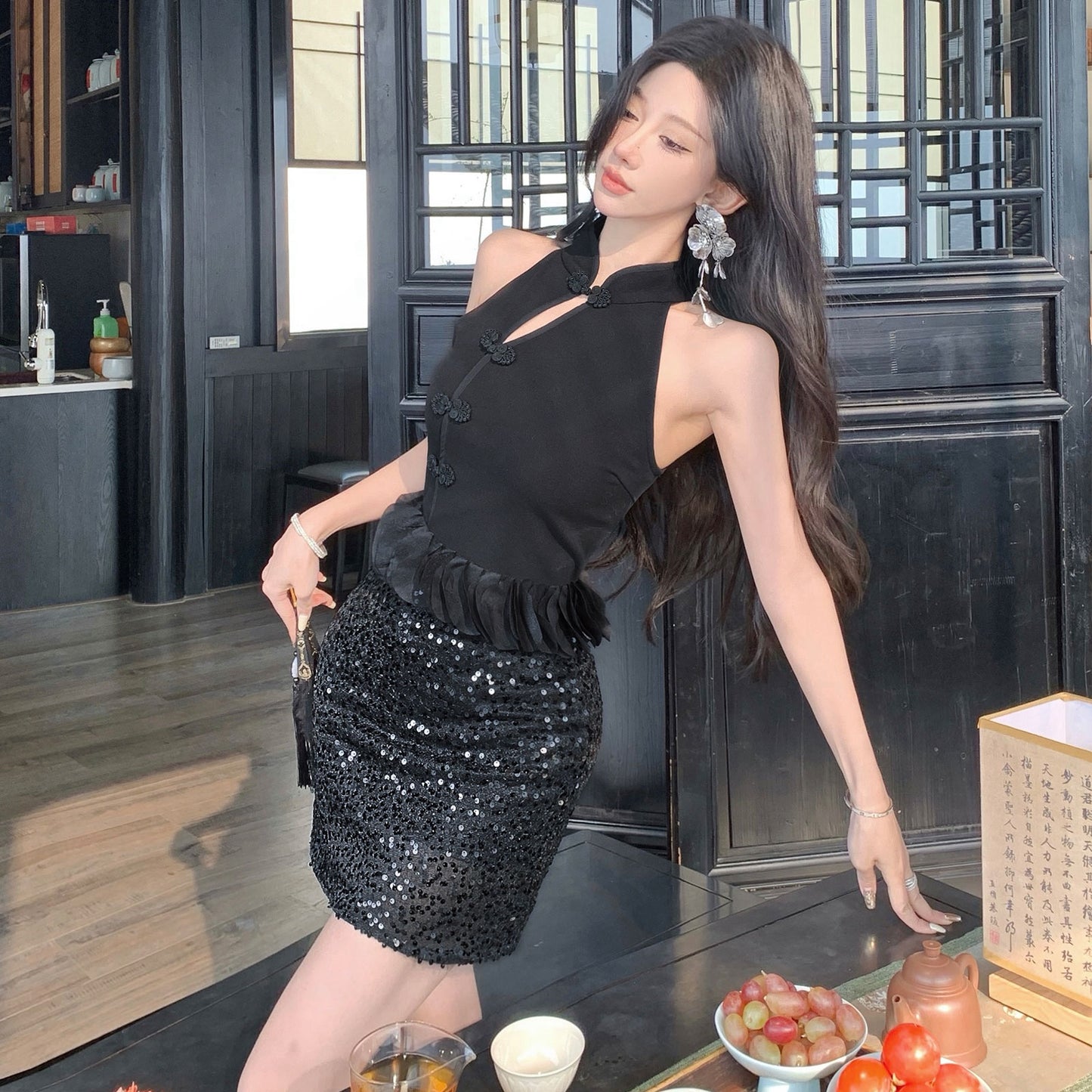 国香姐姐 新中式国风设计上衣 Guoxiang Sister New Chinese-Style National-Inspired Top