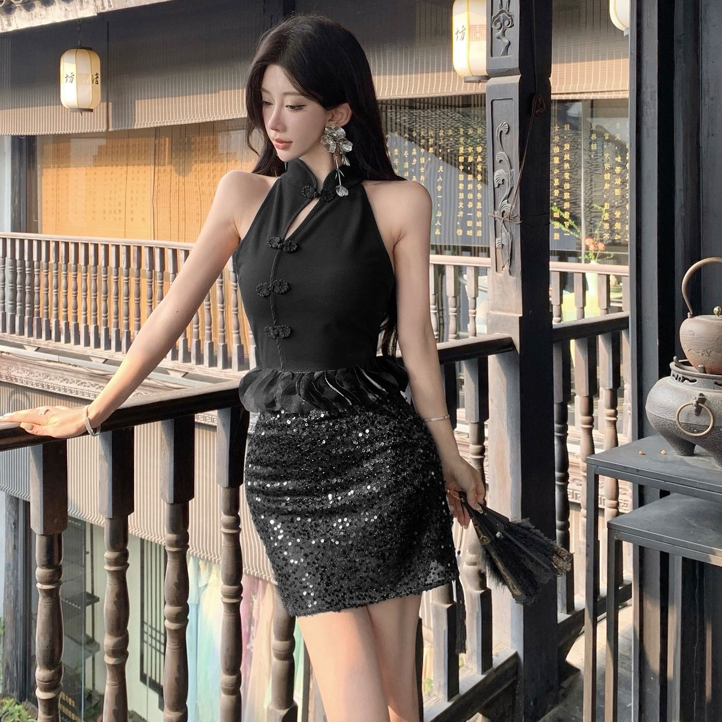 国香姐姐 新中式国风设计上衣 Guoxiang Sister New Chinese-Style National-Inspired Top