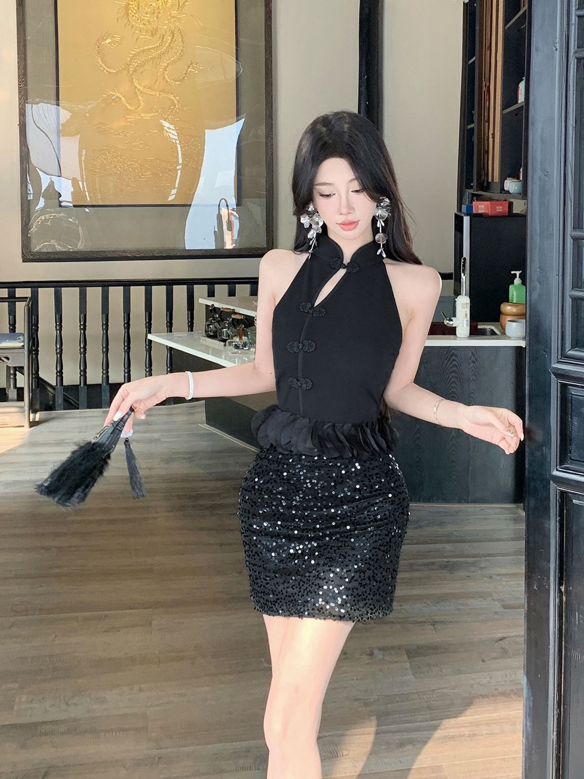 国香姐姐 新中式国风设计上衣 Guoxiang Sister New Chinese-Style National-Inspired Top