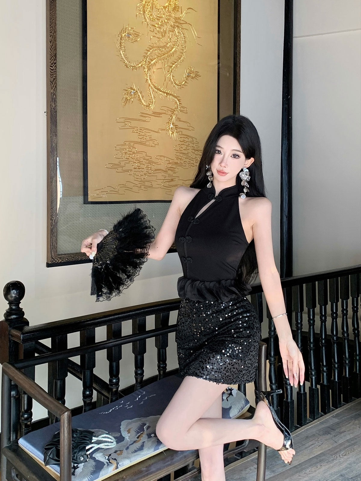 国香姐姐 新中式国风设计上衣 Guoxiang Sister New Chinese-Style National-Inspired Top