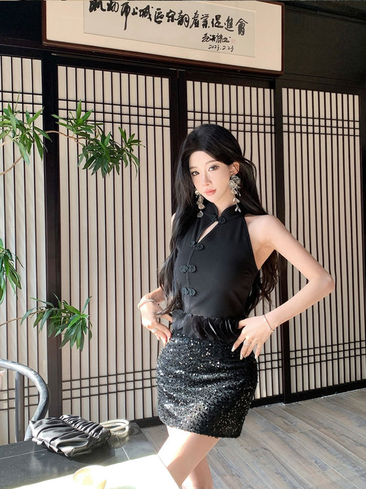 国香姐姐 新中式国风设计上衣 Guoxiang Sister New Chinese-Style National-Inspired Top