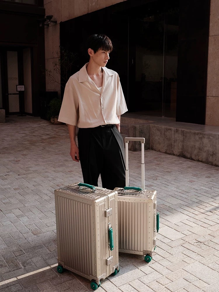 梦旅者 日默瓦平替全铝镁合金商务高级密码行李箱 DreamVoyager Rimoxx Friendly Full Aluminum-Magnesium Alloy Suitcase