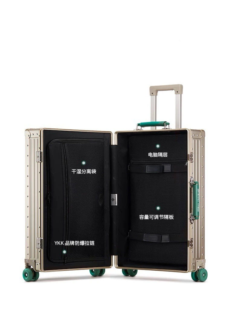 梦旅者 日默瓦平替全铝镁合金商务高级密码行李箱 DreamVoyager Rimoxx Friendly Full Aluminum-Magnesium Alloy Suitcase