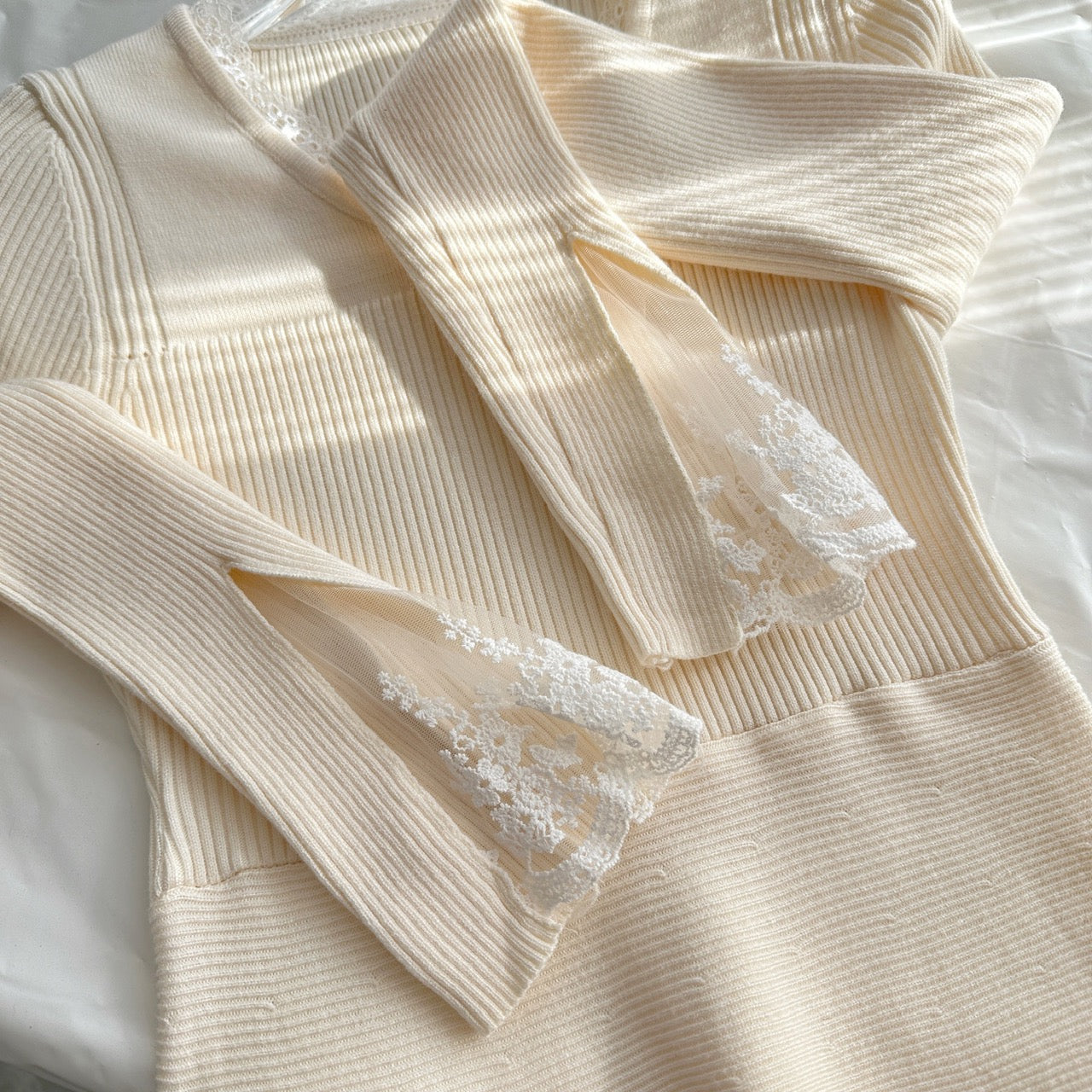 初遇爱神 三重工艺高克重立体毛衣连衣裙 First Encounter with Cupid Triple-Layer Heavyweight 3D Knit Sweater Dress