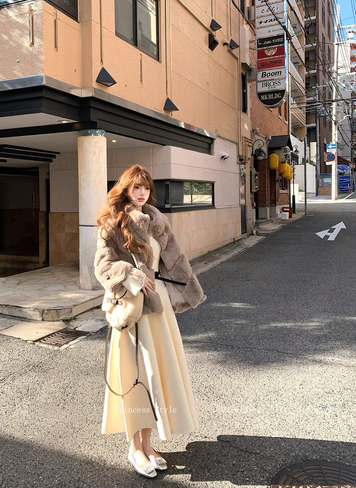 初遇爱神 三重工艺高克重立体毛衣连衣裙 First Encounter with Cupid Triple-Layer Heavyweight 3D Knit Sweater Dress