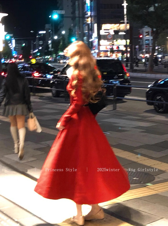 初遇爱神 三重工艺高克重立体毛衣连衣裙 First Encounter with Cupid Triple-Layer Heavyweight 3D Knit Sweater Dress