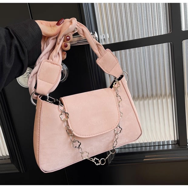 Korean-Style Minimalist Chic Small Square Shoulder Bag