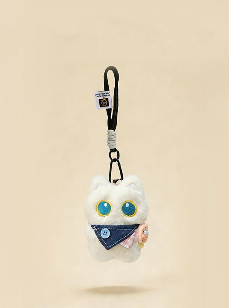 噗噗喵 可爱小黑猫毛绒包包挂件 Pupu Cat Adorable Black Cat Plush Bag Charm