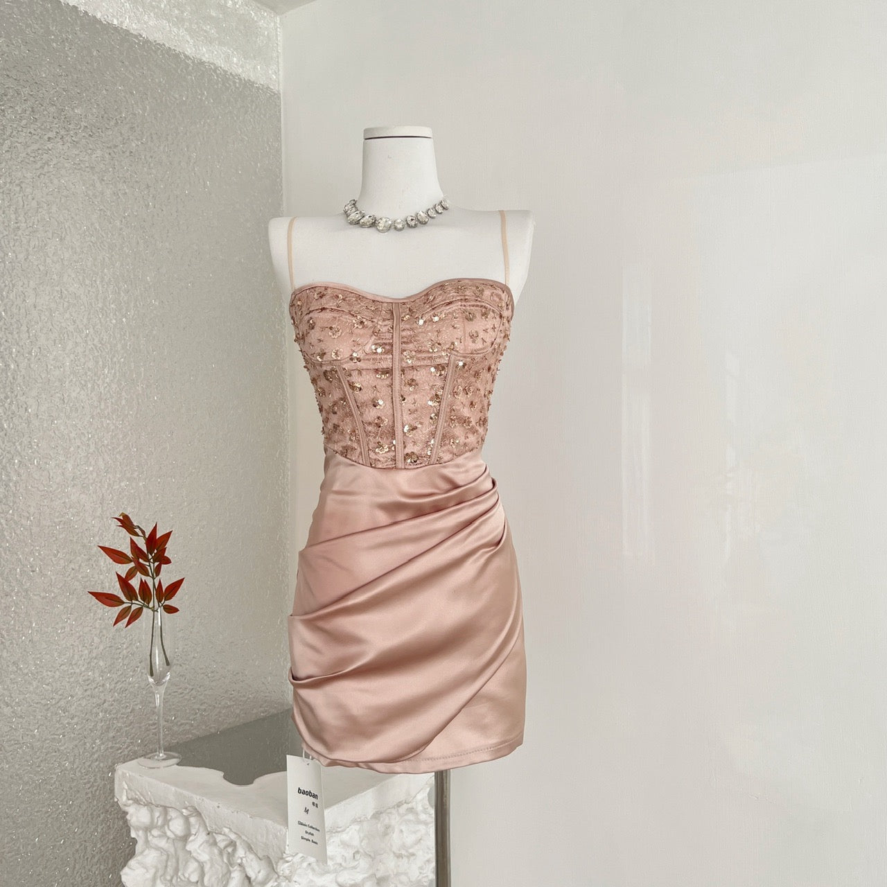 法贵公主 抹胸性感拼接宴会连衣裙 Princess de Luxe Strapless Sexy Panelled Evening Dress