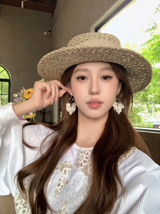 耳畔风铃 法式高级贝壳耳环 Wind Chime-Inspired French Shell Earrings