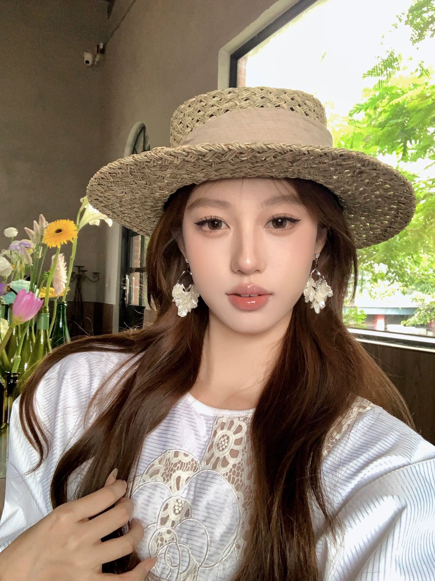 耳畔风铃 法式高级贝壳耳环 Wind Chime-Inspired French Shell Earrings