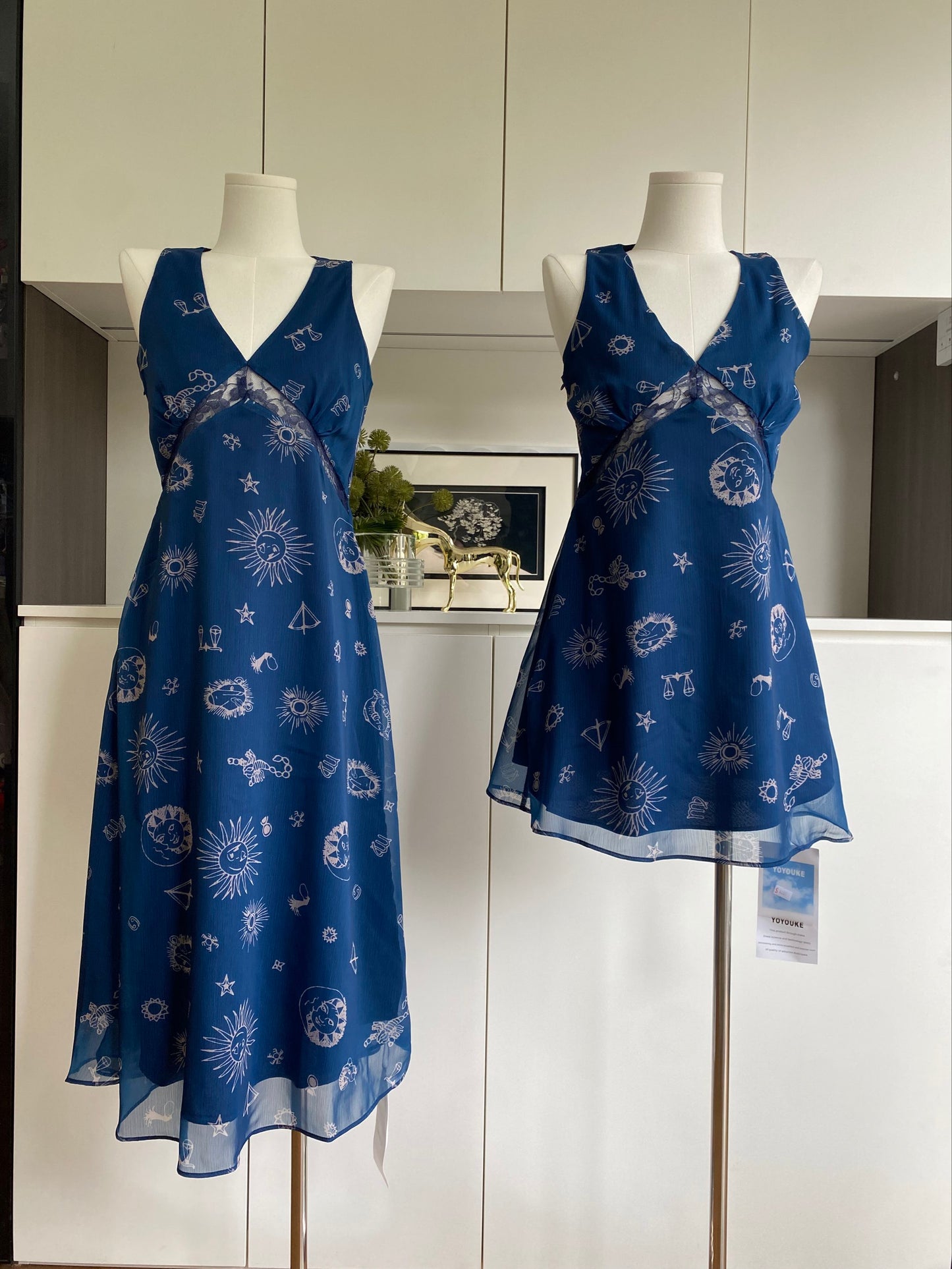 西西里邂逅 复古V领背心连衣裙 Sicilian Encounter – Vintage V-Neck Sleeveless Dress