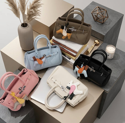 Love Letter Birkin Platinum Versatile Pebbled Top-Handle Bag